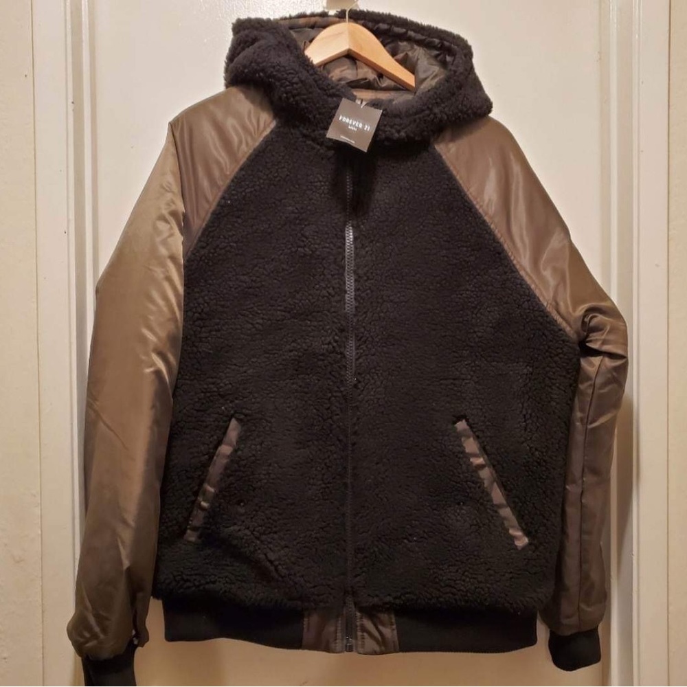 Forever 21 green olive men’s jacket